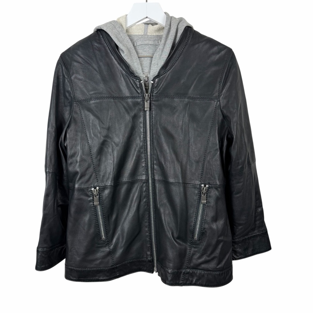 AS by‎ DF 100% Leather Bomber Jacket - Size L